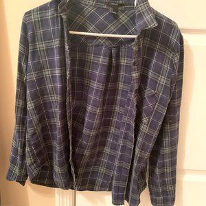 Forever 21 blue/green flannel